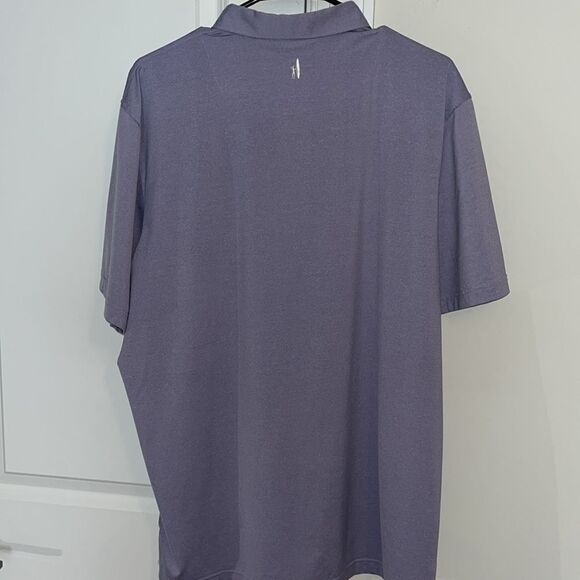 Light Purple Johnnie O Performance Casual Poly/Spandex Golf Polo Shirt XL - Picture 4 of 4